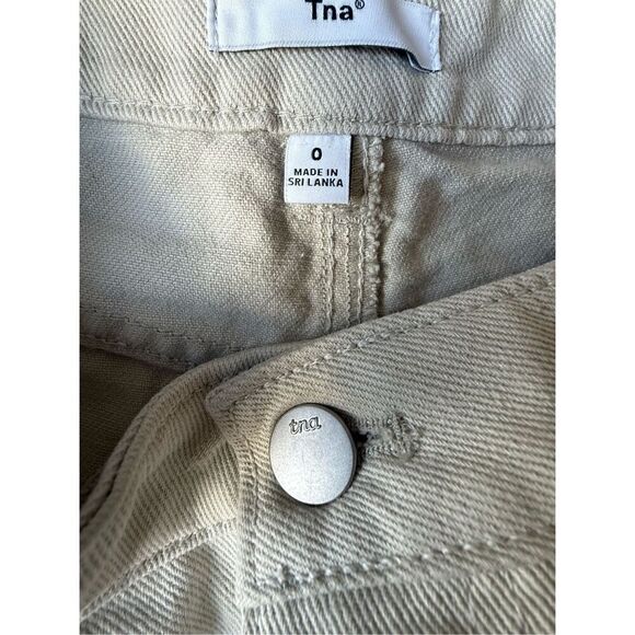 Aritzia TNA Greenwich High-waisted carpenter twill Pants Size 0 - Picture 8 of 12